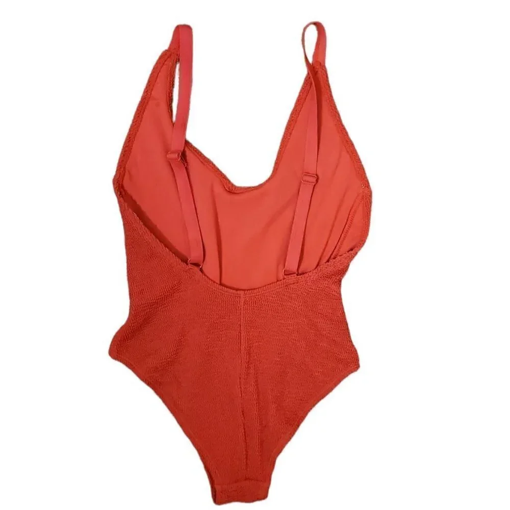 💎Primark Terry Cloth Red One Piece Swimsuit